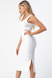 White Midi Dress