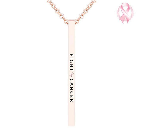 Fight Cancer Pendant Necklace