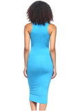 Ocean Blu Midi Dress