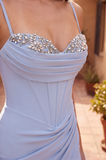 Elegant Fitted Corset Formal Dress