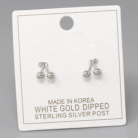 Cherry Stud Earrings