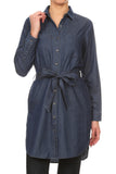 Denim Wishes Shirt Dress