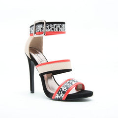 Qupid snakeskin heels discount