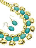 Turquoise Oval Fashion Set