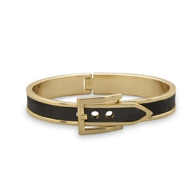 Black and Gold Adjustable Bangle