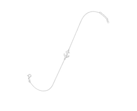 Sideways Anchor Anklet