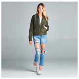 Olive Bomber Jacket