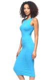 Ocean Blu Midi Dress