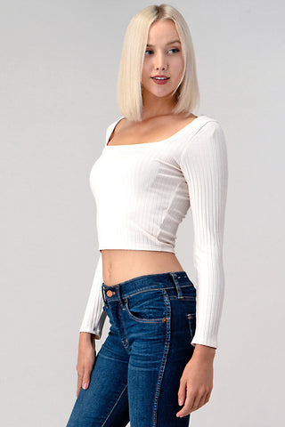 Womens Fab Life Cream Top