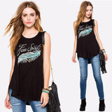 Free Spirit Asymmetrical Tank Top