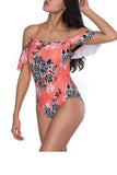 Floral One Piece SwimSuit