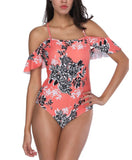 Floral One Piece SwimSuit
